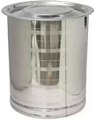 Rajlaxmi Steel Utility Container  - 10 L(Silver)