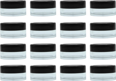 PHARCOS Plastic Utility Container  - 8 g(Pack of 16, Clear)