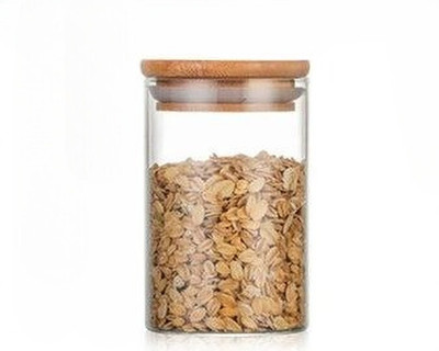 MOOZICO Glass Grocery Container  - 270 ml(Clear)