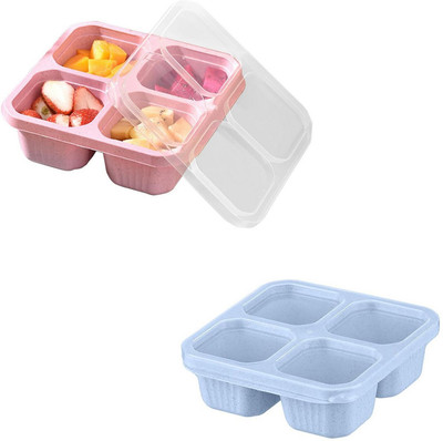 Masox Store 1200 ml 4  Compartments(Steamer  Lunch Box)