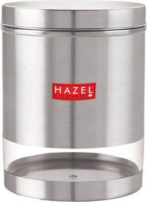 HAZEL Steel Grocery Container  - 2200 ml(Silver)