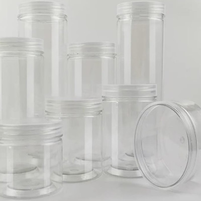 myplast Plastic Tea Coffee & Sugar Container  - 1000 ml(Pack of 12, Clear)