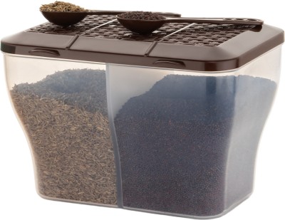 MAGICSPOON Polypropylene Utility Container  - 2000 ml(Brown, Multicolor, Brown)