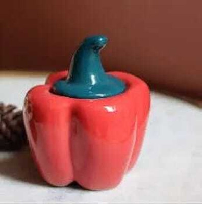 OriginalCeramics Ceramic Pickle Jar  - 500 ml(Red)