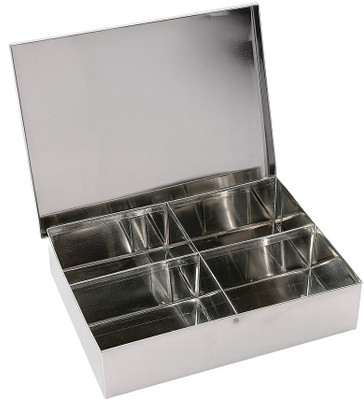 Dynore Stainless Steel Utility Container  - 150 ml(Silver)