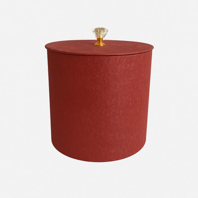 Sree Collection Iron Cookie Jar  - 500 ml(Maroon)