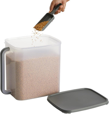 AK HUB Plastic Grocery Container  - 9000 ml(Transparent)