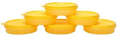 Cutting EDGE Polypropylene Fridge Container  - 190 ml(Pack of 6, Yellow)