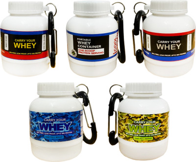TRUE INDIAN Plastic Utility Container  - 30 g(Pack of 5, White)