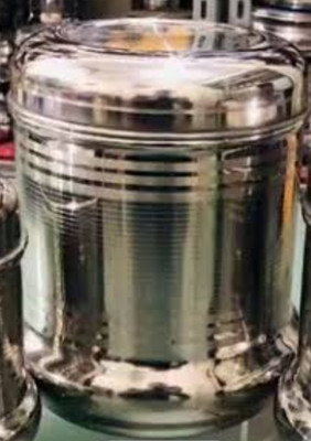 STAINLESS STEEL EXPORT QUALITY Stainless Steel Utility Container  - 1800 g(Silver)