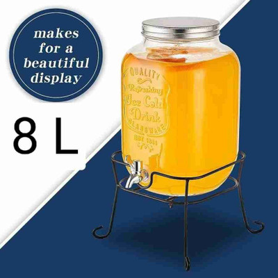 Sarsawal Glass Utility Container  - 4 L(Clear)