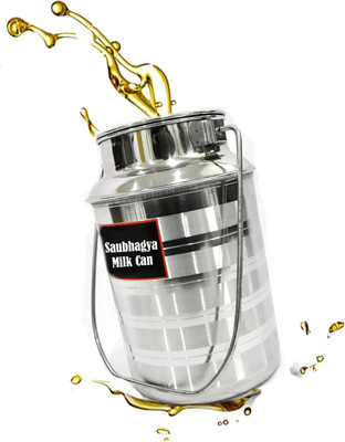 SAUBHAGYA Steel Milk Container  - 1 L(Silver)