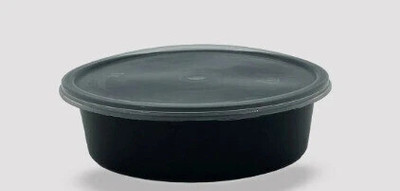 TABLECARE Plastic Utility Container  - 250 ml(Pack of 50, Black)