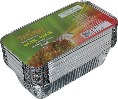 Freshee Aluminium Utility Container  - 660 ml(Silver)