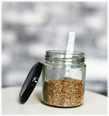 hc the crafts Glass Grocery Container  - 200 ml(White)