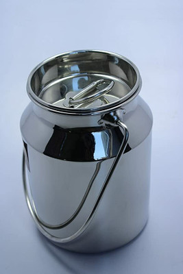 Muke Steel Milk Container  - 2000 ml(Silver)