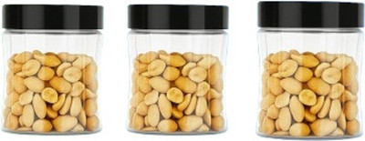 Eastern Trading Plastic Grocery Container  - 250 ml(Pack of 3, Transparent)