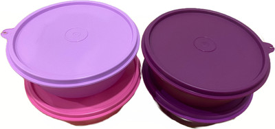 TUPPERWARE Plastic Fridge Container  - 600 ml, 600 ml, 600 ml, 600 ml(Pack of 4, Multicolor)