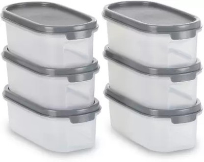 YASHODEEP PLASTIC Plastic Grocery Container  - 500 ml(Pack of 6, Clear)