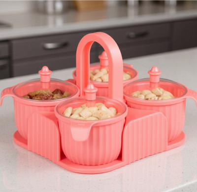 senoprime Plastic Utility Container  - 500 g(Pink)