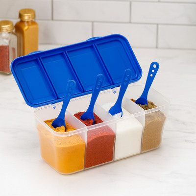 Metrolife Plastic Grocery Container  - 1800 ml(Blue)