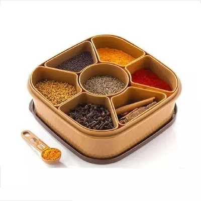 NEWSPARSH Plastic Utility Container  - 800 g(Brown)