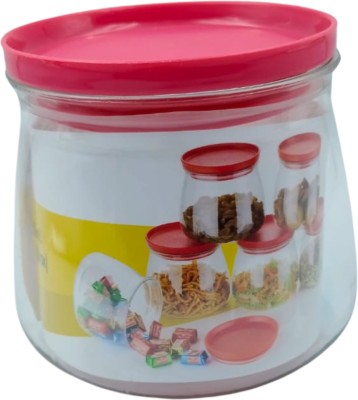 AANJANEYA TRADERS Plastic Utility Container  - 900 ml(Pack of 6, Pink)