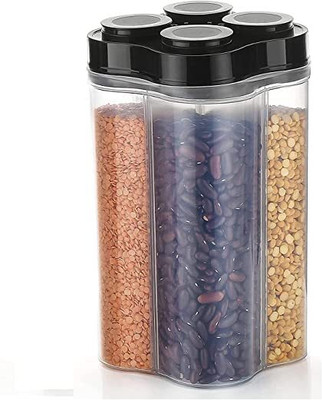 Jogi Tradlines Plastic Fridge Container  - 1000 ml(Multicolor)