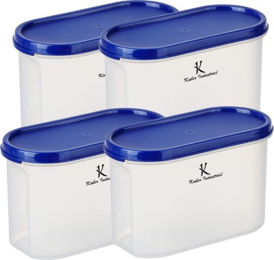 KUBER INDUSTRIES Plastic Utility Container  - 1200 ml(Pack of 4, Clear)