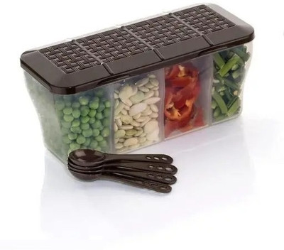 C7Gangani Plastic Utility Container  - 800 g(Brown)