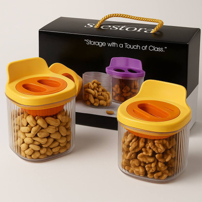 Shisa Plastic Utility Container  - 600 ml(Yellow, Multicolor)