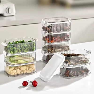 HEIMVOLL Plastic Grocery Container  - 2500 ml(Multicolor)