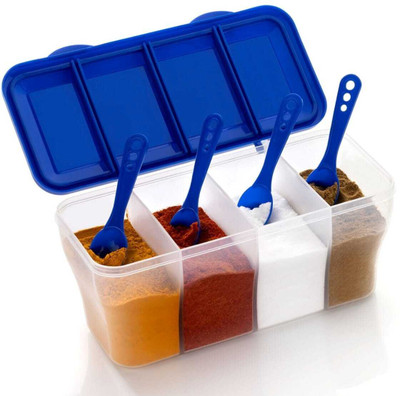Skywhale Plastic Grocery Container  - 1800 ml(Blue)