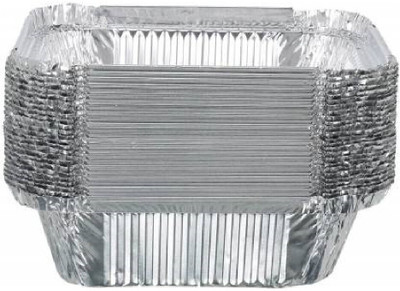 Raga Plus Aluminium Utility Container  - 450 ml(Pack of 25, Silver)