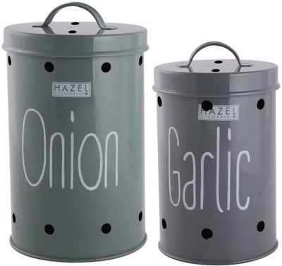 HAZEL Iron Utility Container  - 0 ml(Pack of 2, Multicolor)