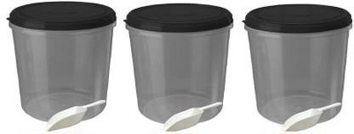 NEELESHWARI Plastic Utility Container  - 15000 ml(Pack of 3, Black)
