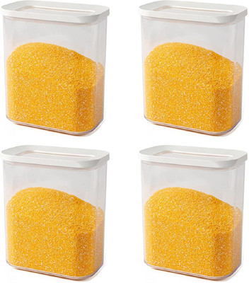 SHFTI Plastic Utility Container  - 1500 ml(Pack of 4, Clear)