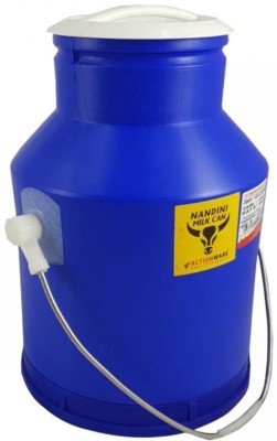 Miranshi Enterprise Polypropylene Milk Container  - 10 L(Blue, White)