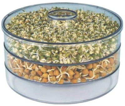 ROKOO Plastic Sprout Maker  - 1000 ml(Clear)