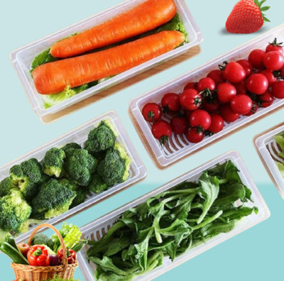 MAXIITOOLII Plastic Fridge Container  - 1500 ml(Pack of 6, Clear)