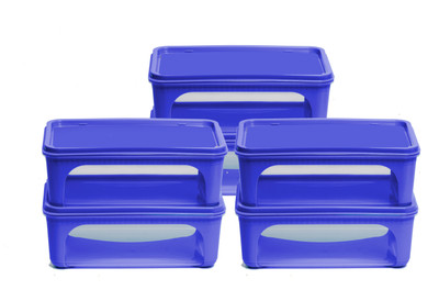 Unica Plastic Utility Container  - 200 ml(Pack of 6, Violet)