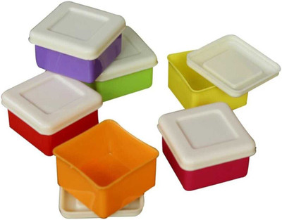 KK Galaxy Plastic Utility Container  - 5 ml(Pack of 6, Multicolor)