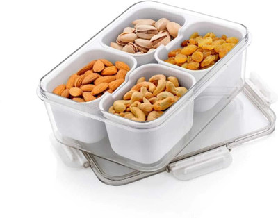 Swanoll Plastic Fridge Container  - 1000 ml(White)