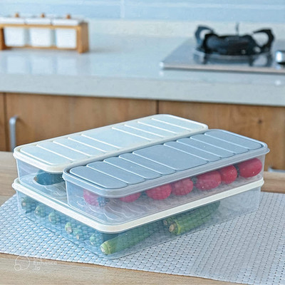 ENTRYZONE Plastic Fridge Container  - 1500 ml(Pack of 3, Multicolor)