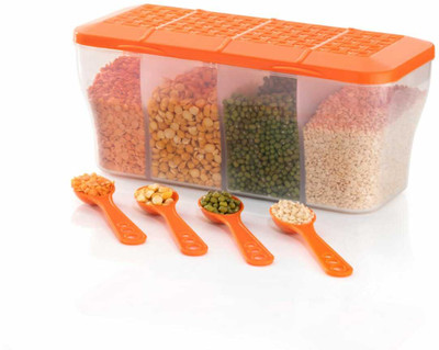 DIHOK Plastic Utility Container  - 1800 ml(Orange)