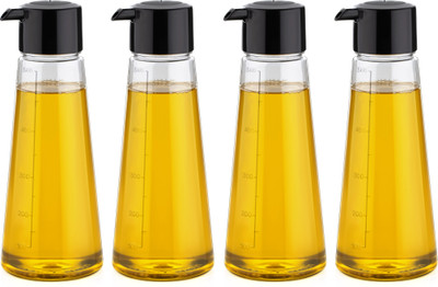 Flipkart SmartBuy Plastic Grocery Container  - 500 ml(Pack of 4, Black)