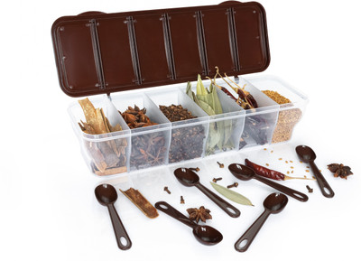 COLOSSAL Plastic Grocery Container  - 1500 ml(Brown)
