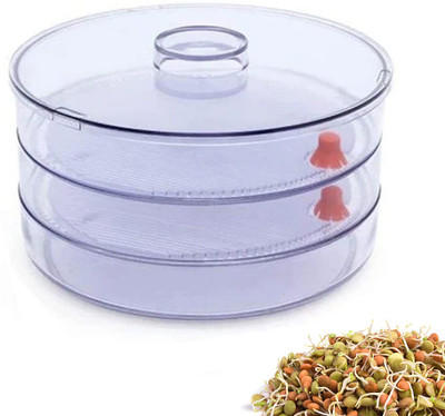 mapperz Plastic Sprout Maker  - 2 L(Clear)
