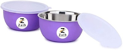 Zaib Steel, Polypropylene Grocery Container  - 500 ml(Pack of 2, Purple)