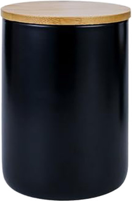 KUBER INDUSTRIES Ceramic Utility Container  - 800 ml(Black)